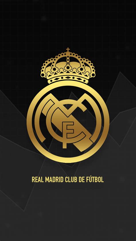 real madrid logo black and gold